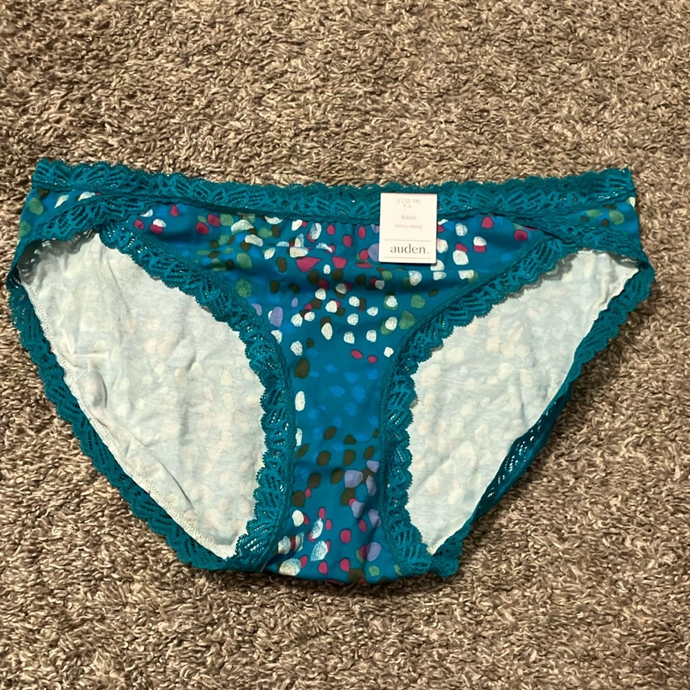 NWT Auden Bikini Panty size L (12-14)